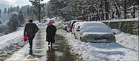 vLack of snowfall is causing tension among the residents..?